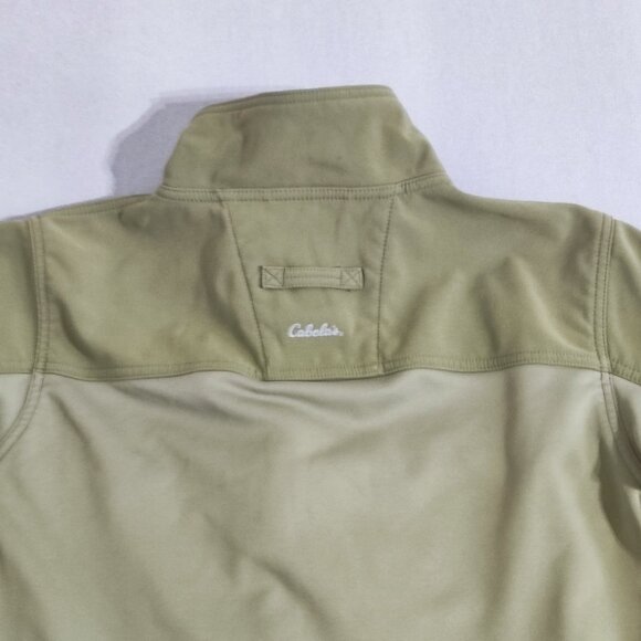 Cabela's softshell jacket men's size M military green colour outdoor performance - Picture 5 of 14